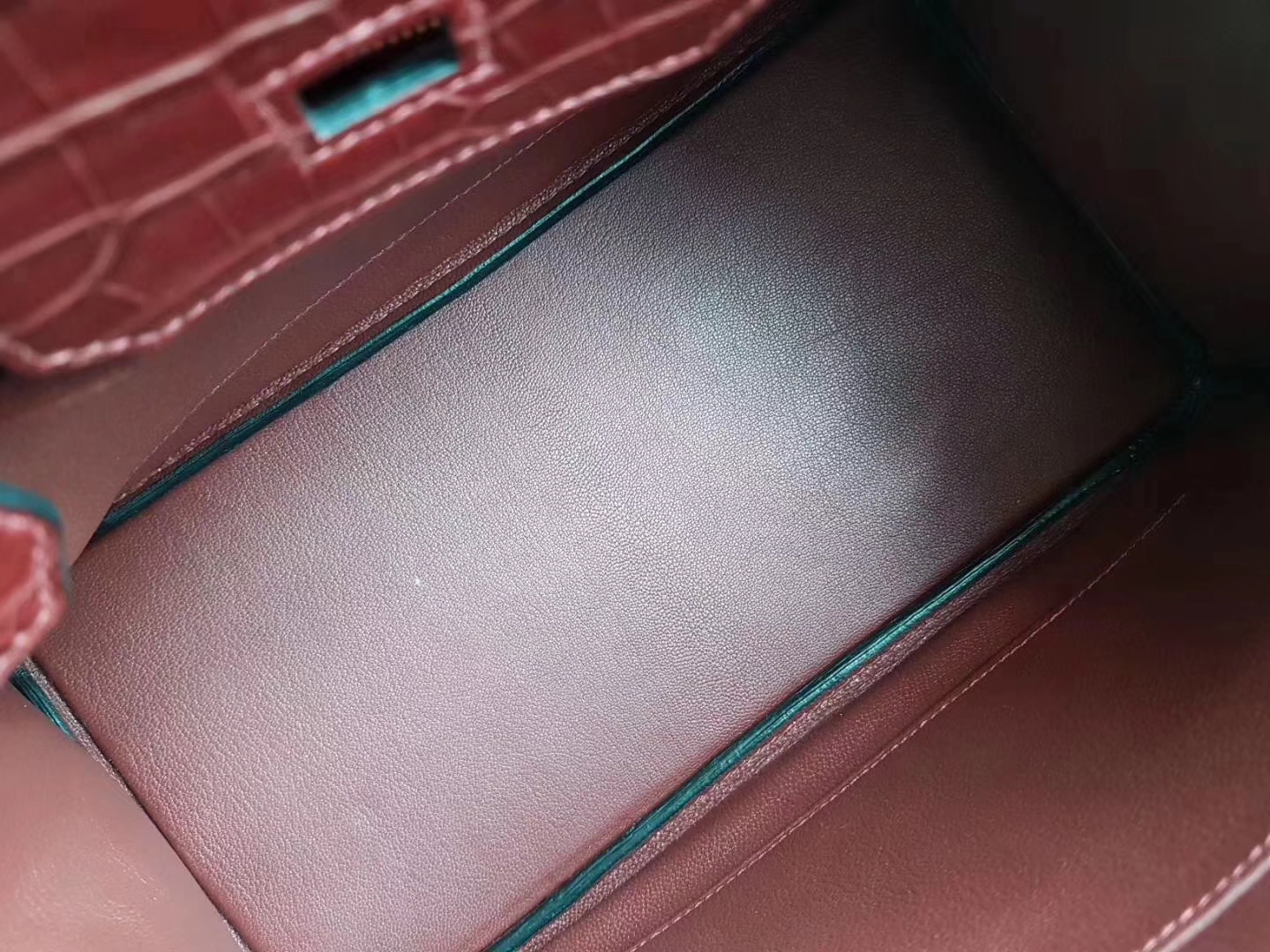 Hermès（爱马仕）Birkin铂金包 Hcp两点鳄鱼皮 Rouge H55 爱马仕红 金扣 30cm