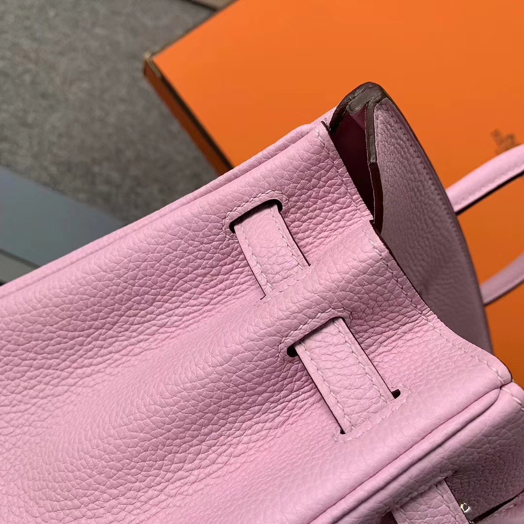 Hermès（爱马仕）X9 锦葵紫 原厂御用顶级小牛皮 Birkin 25 金扣 现货
