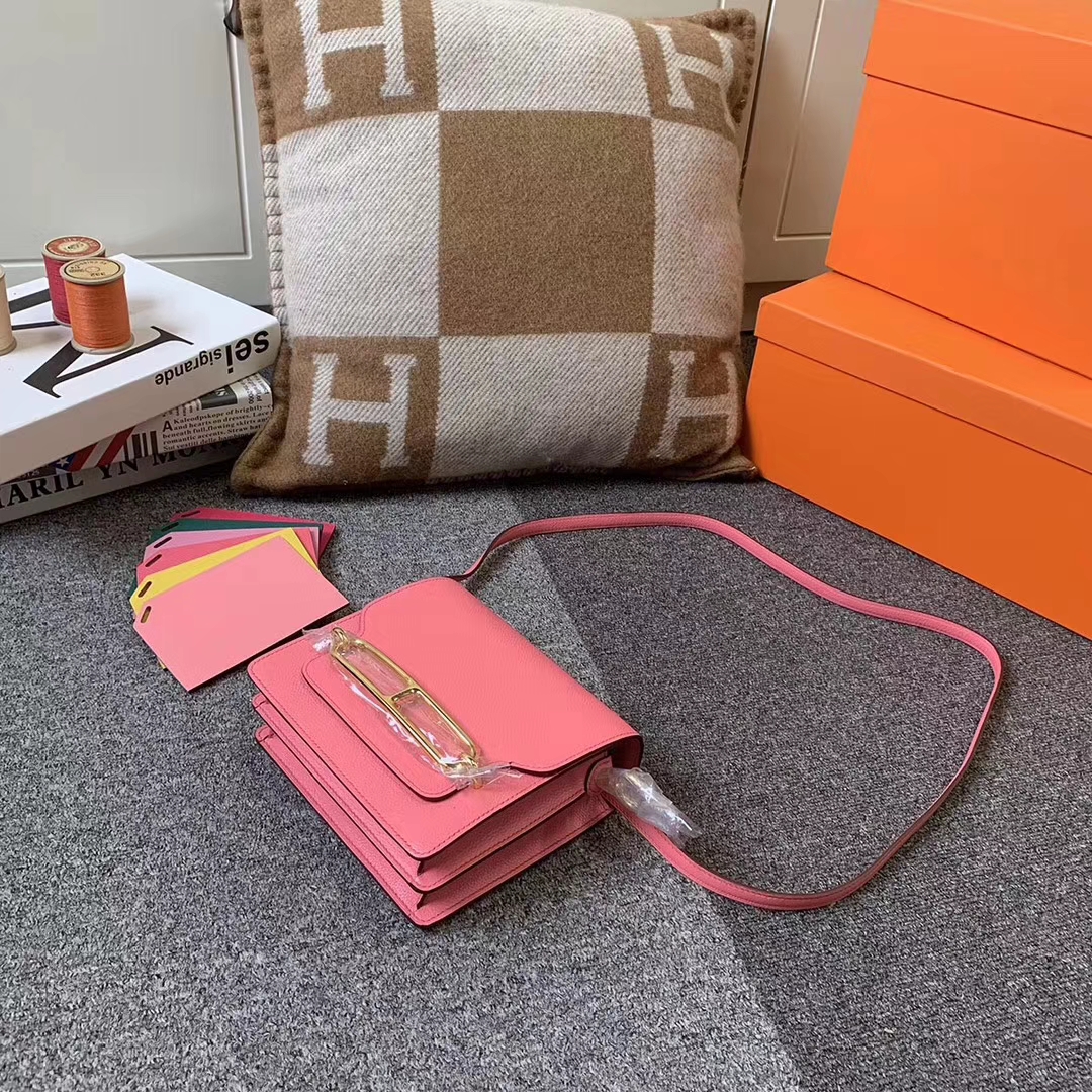 Hermès（爱马仕）8W新唇膏粉 原厂御用顶级Ever color 皮 Roulis 19 金扣 现货