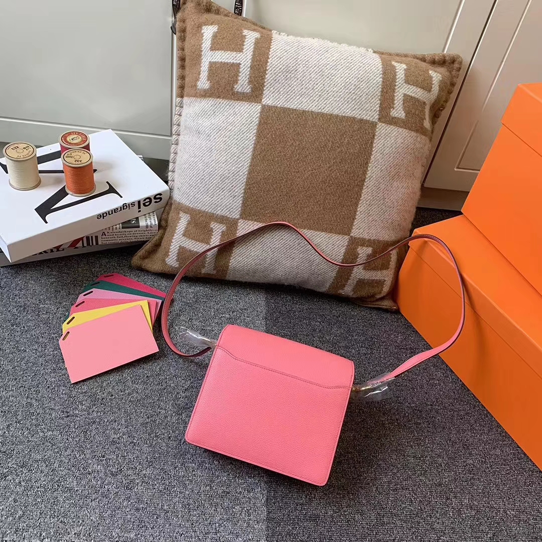 Hermès（爱马仕）8W新唇膏粉 原厂御用顶级Ever color 皮 Roulis 19 金扣 现货