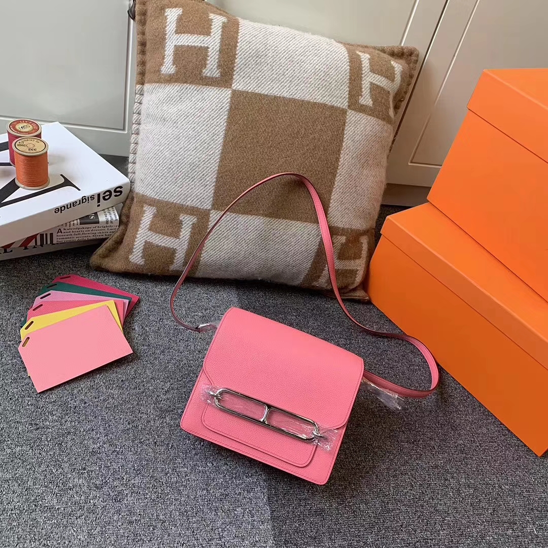 Hermès（爱马仕）8W新唇膏粉 原厂御用顶级Ever color 皮 Roulis 19 金扣 现货