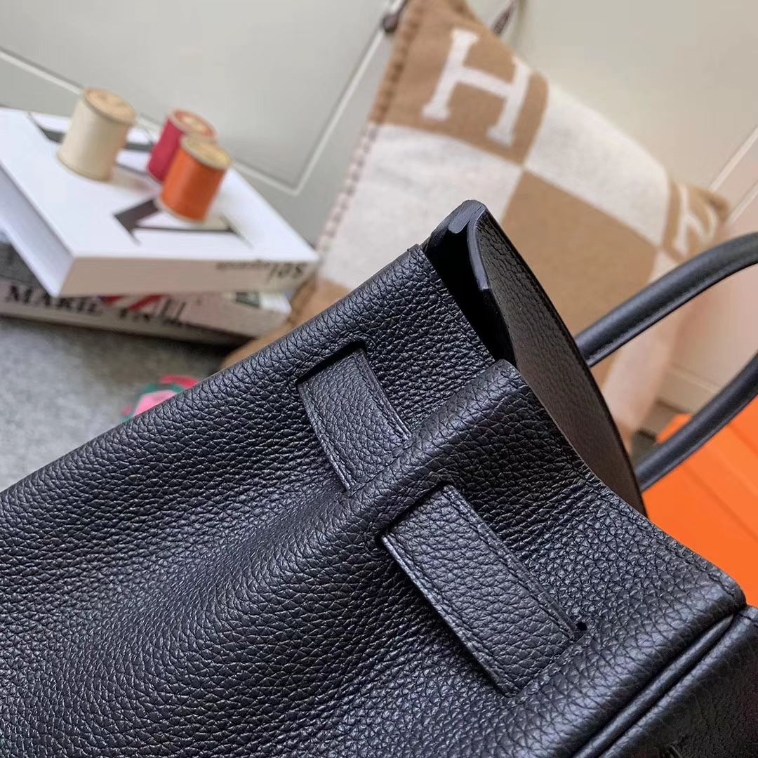 Hermès（爱马仕）CK89 黑色 原厂御用顶级小牛皮 Birkin 30 金扣 现货