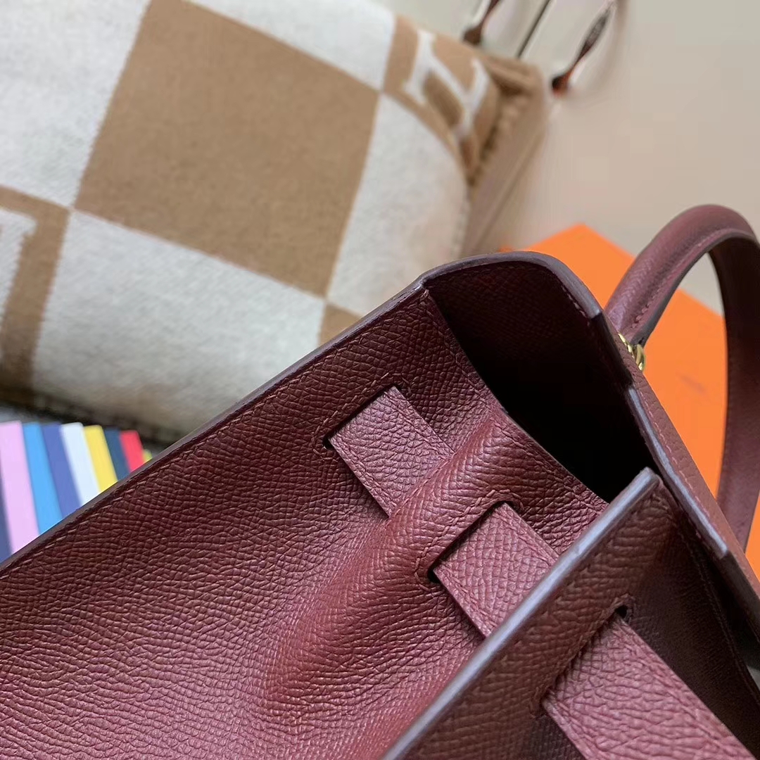 Hermès（爱马仕）深咖啡 原厂御用顶级小牛皮 Birkin 25 金扣