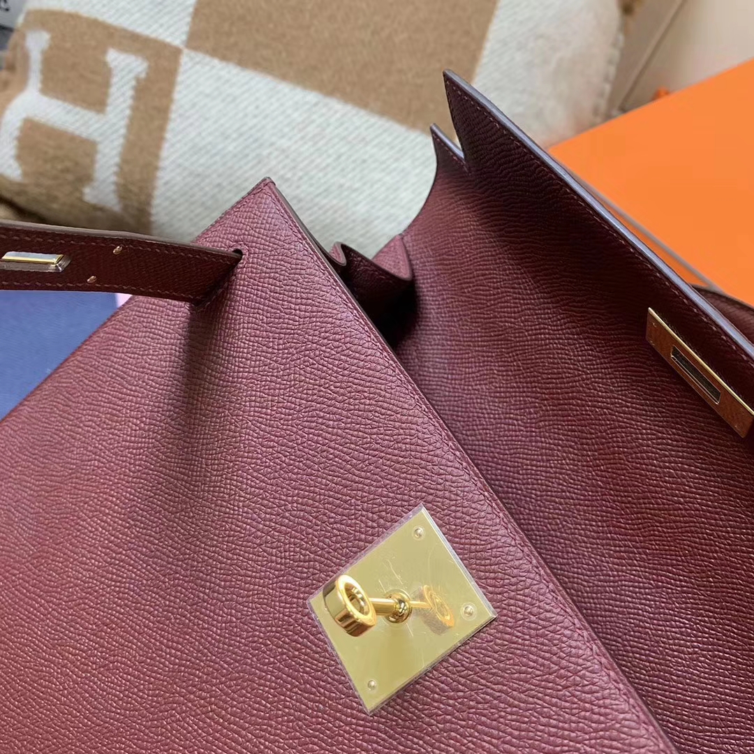 Hermès（爱马仕）深咖啡 原厂御用顶级小牛皮 Birkin 25 金扣