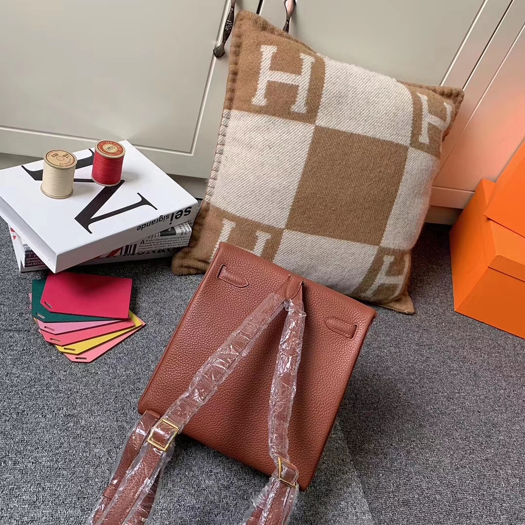 Hermès（爱马仕）6C古铜色 原厂御用顶级TC 皮 Kelly ado 金扣