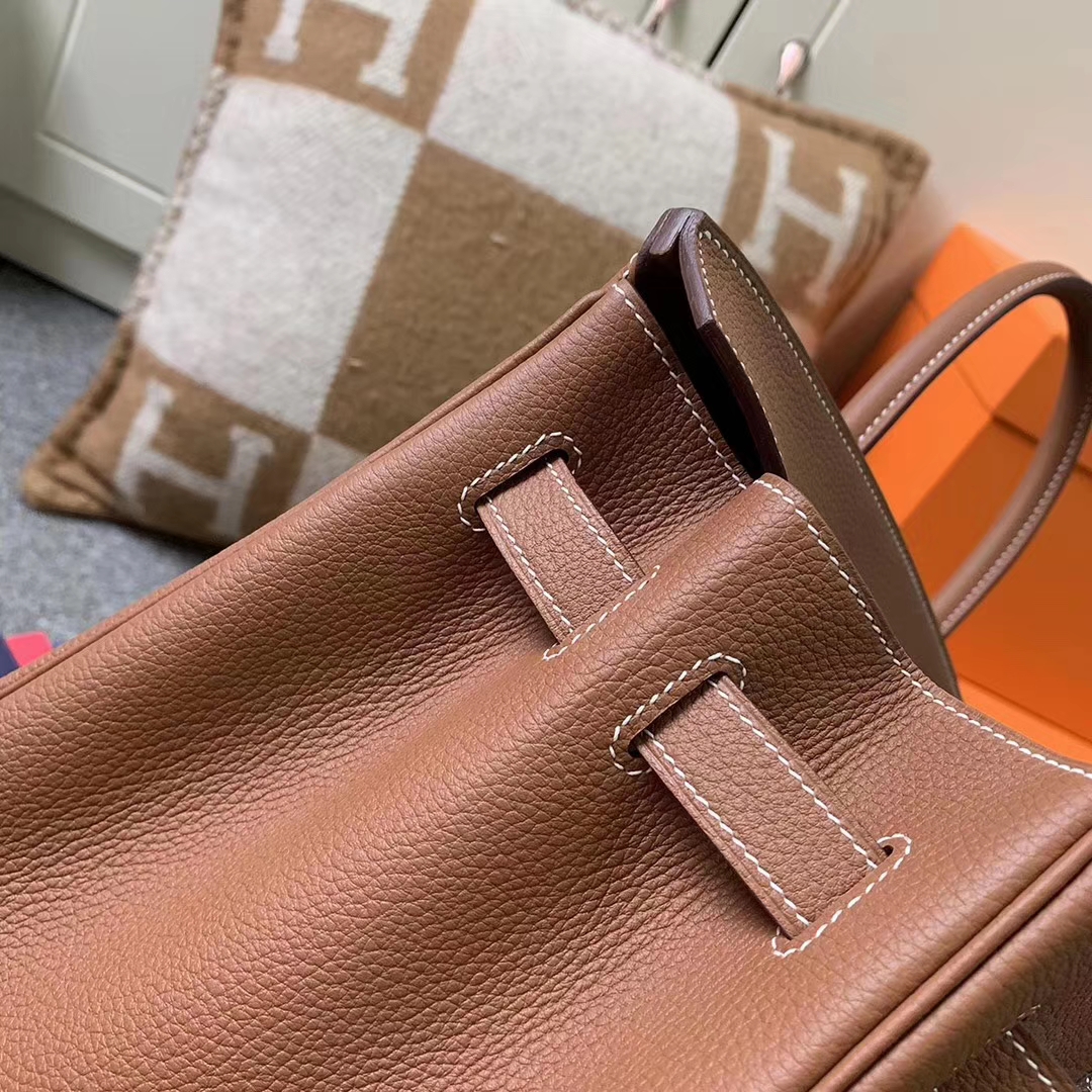 Hermès（爱马仕）C37 金棕色 原厂御用顶级小牛皮 Birkin 35 金扣 现货
