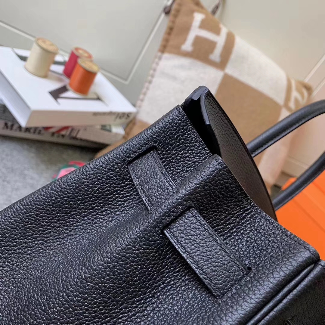 Hermès（爱马仕）CK89 黑色 原厂御用顶级小牛皮 Birkin 30 金扣 现货