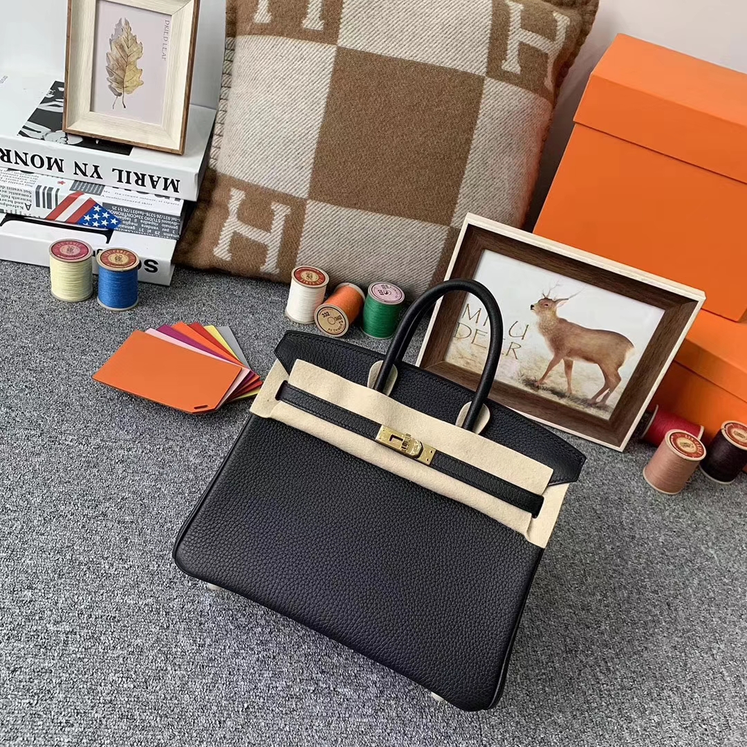 Hermès（爱马仕）CK89 黑色 原厂御用顶级小牛皮 Birkin 25