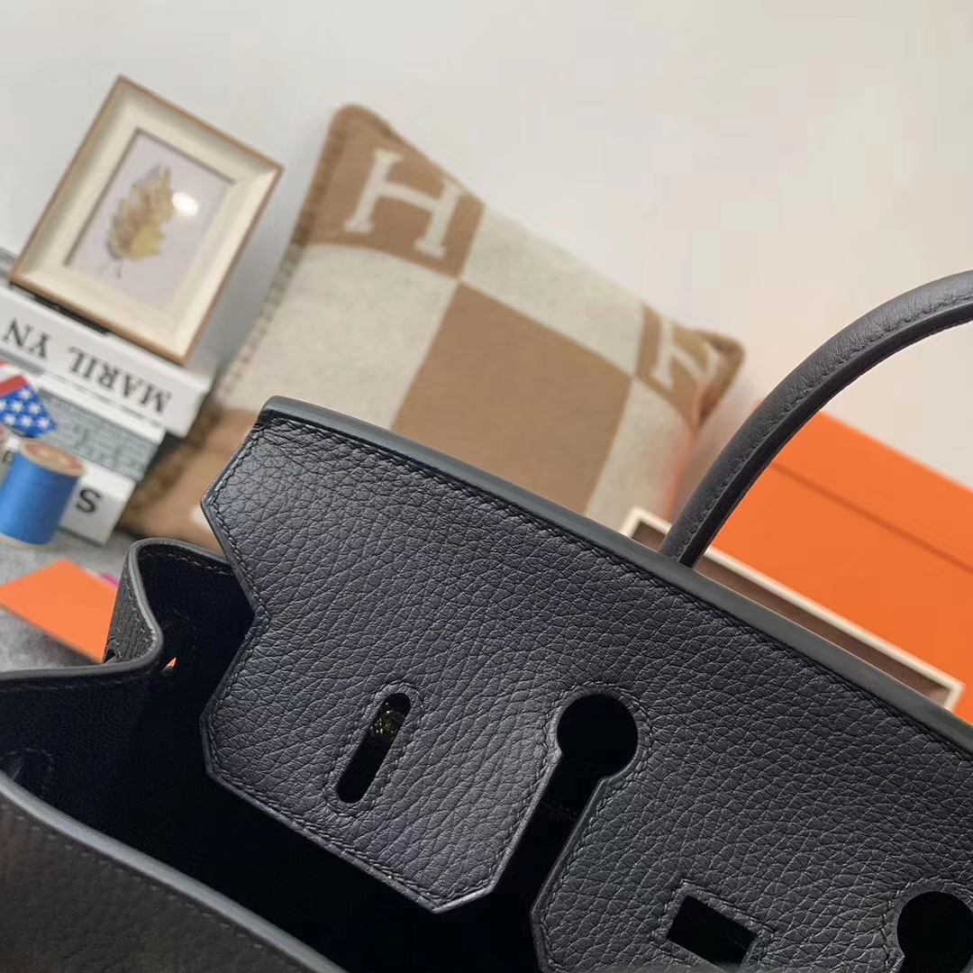 Hermès（爱马仕）CK89 黑色 原厂御用顶级小牛皮 Birkin 25