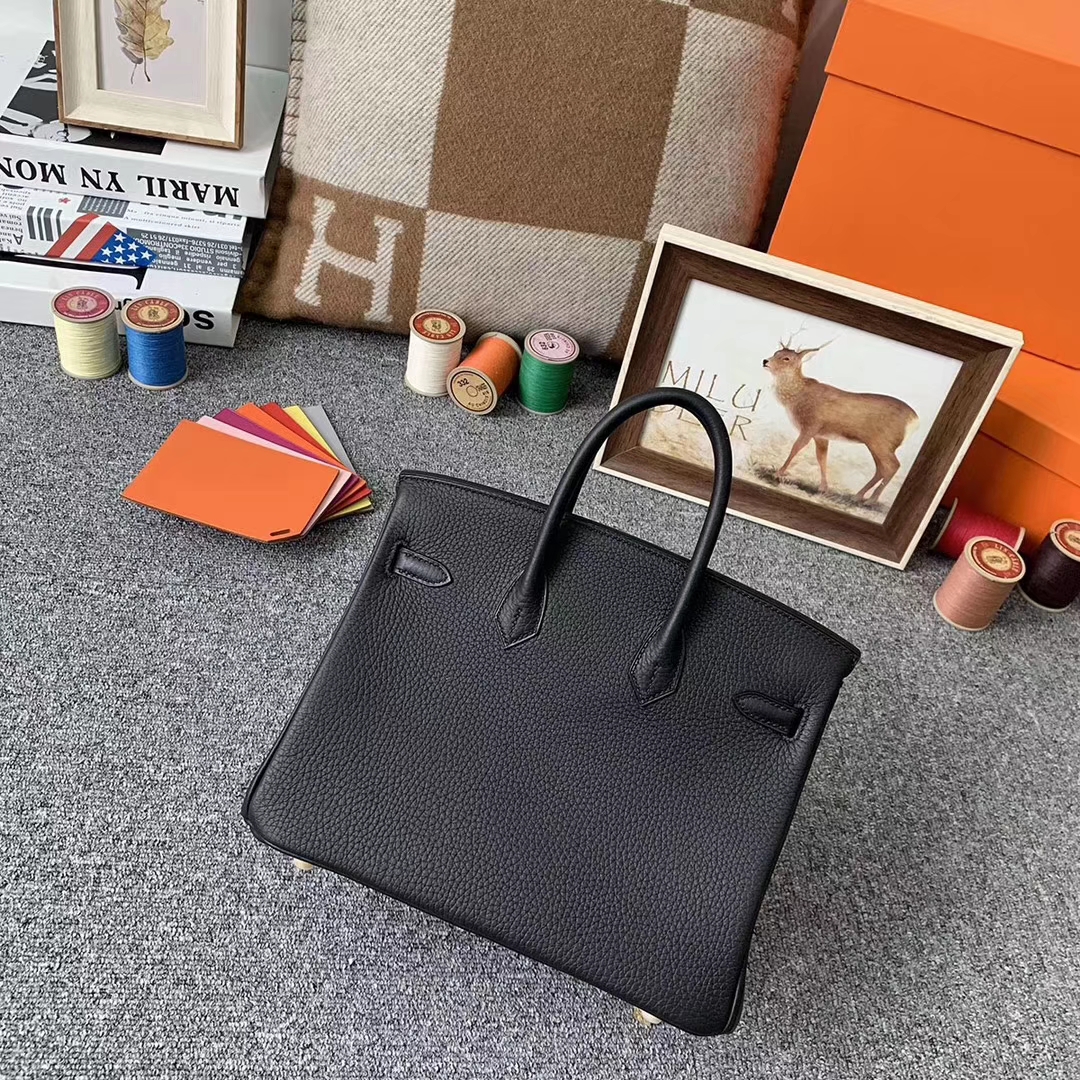 Hermès（爱马仕）CK89 黑色 原厂御用顶级小牛皮 Birkin 25