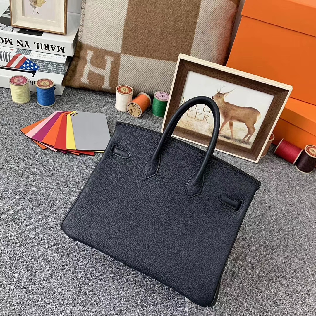 Hermès（爱马仕）6O松柏绿 原厂御用顶级小牛皮 Birkin 25 银扣