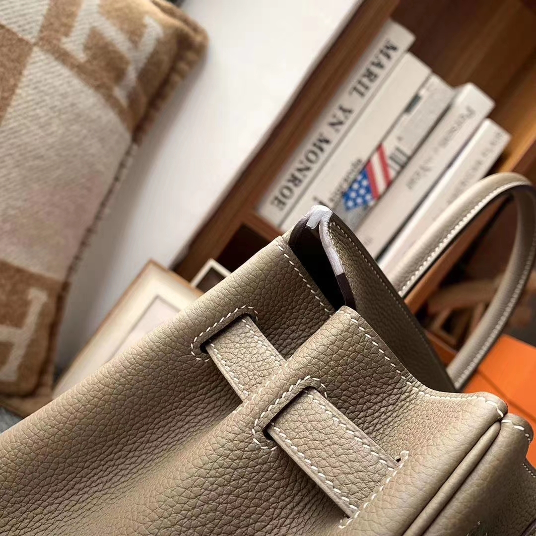 Hermès（爱马仕）CK18大象灰 原厂御用顶级小牛皮 Birkin 30 金扣 现货