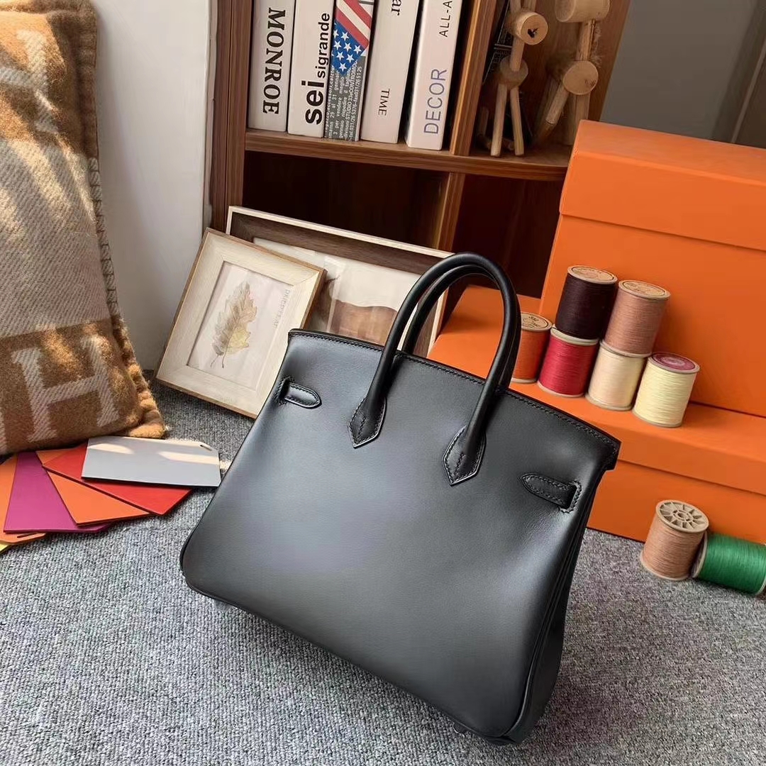 Hermès（爱马仕）CK89黑色 原厂御用顶级Box 皮 Birkin 30 So Black