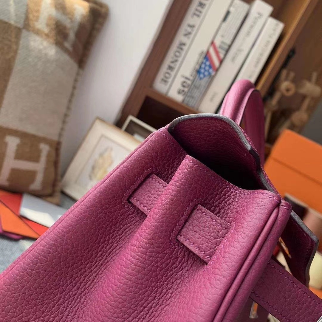 Hermès（爱马仕）K5托斯卡 原厂御用顶级小牛皮 Kelly 28 银扣