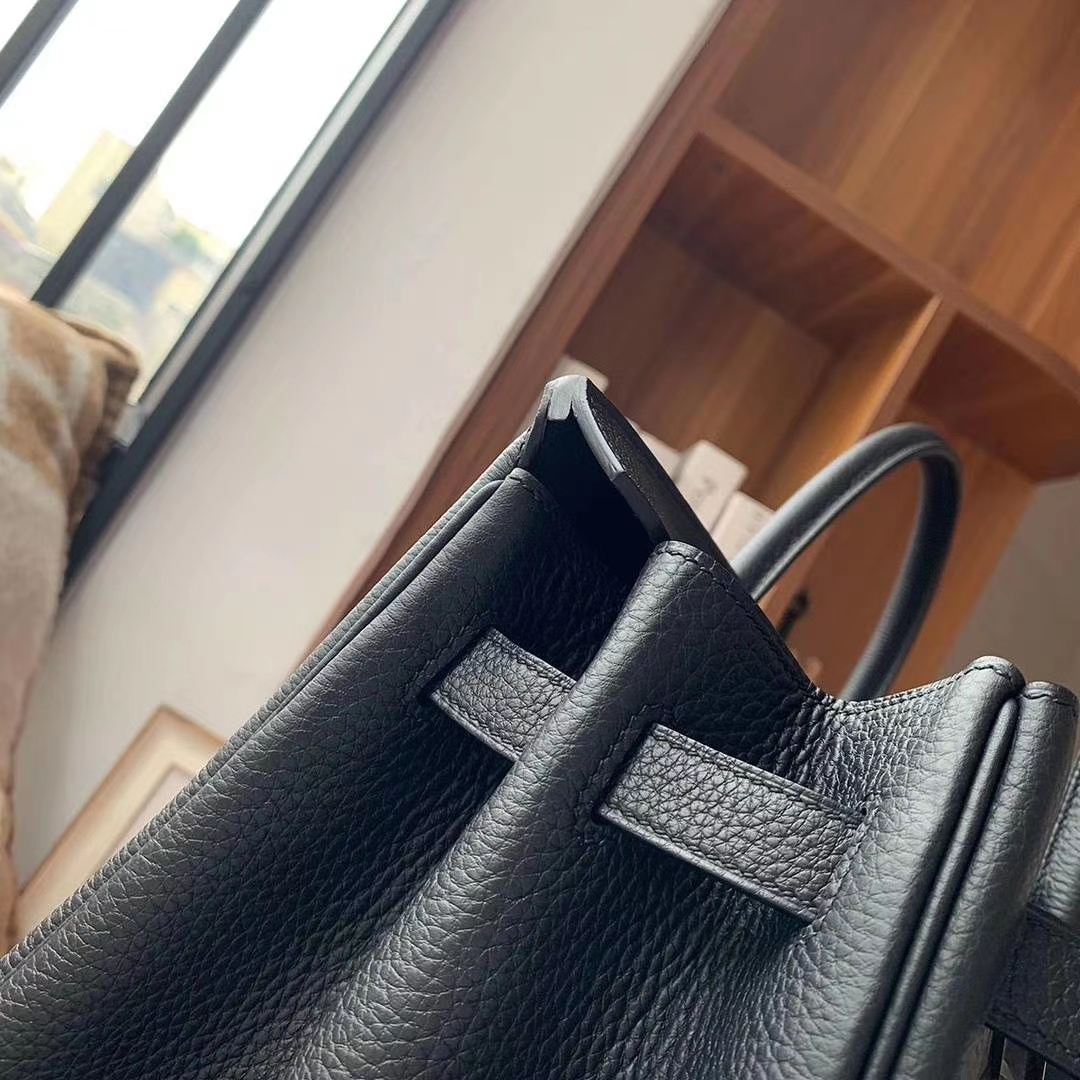 Hermès（爱马仕）CK89黑色 原厂御用顶级小牛皮 Birkin 40 金扣
