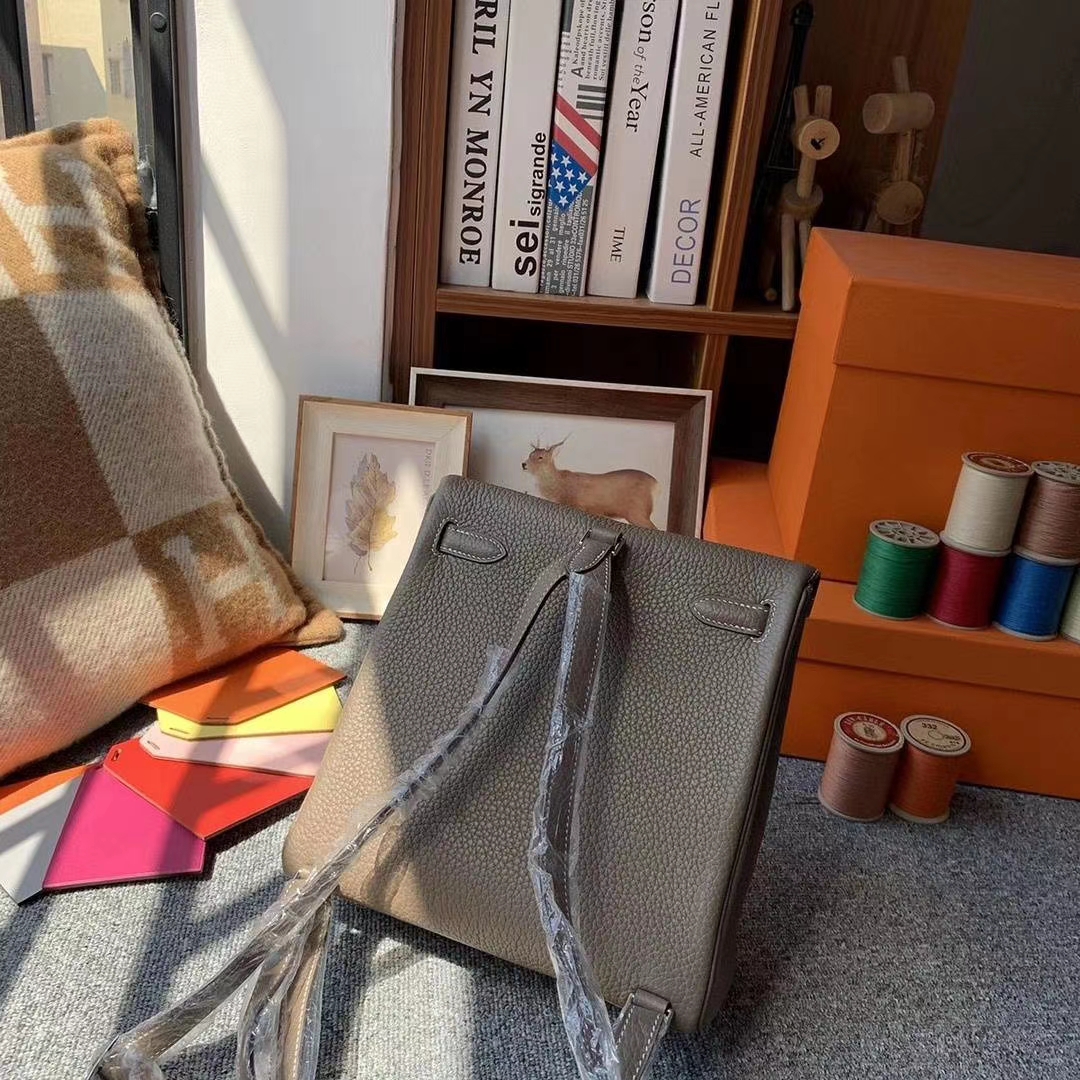 Hermès（爱马仕）CK18大象灰 原厂御用顶级TC皮 Kelly ado 金扣 现货