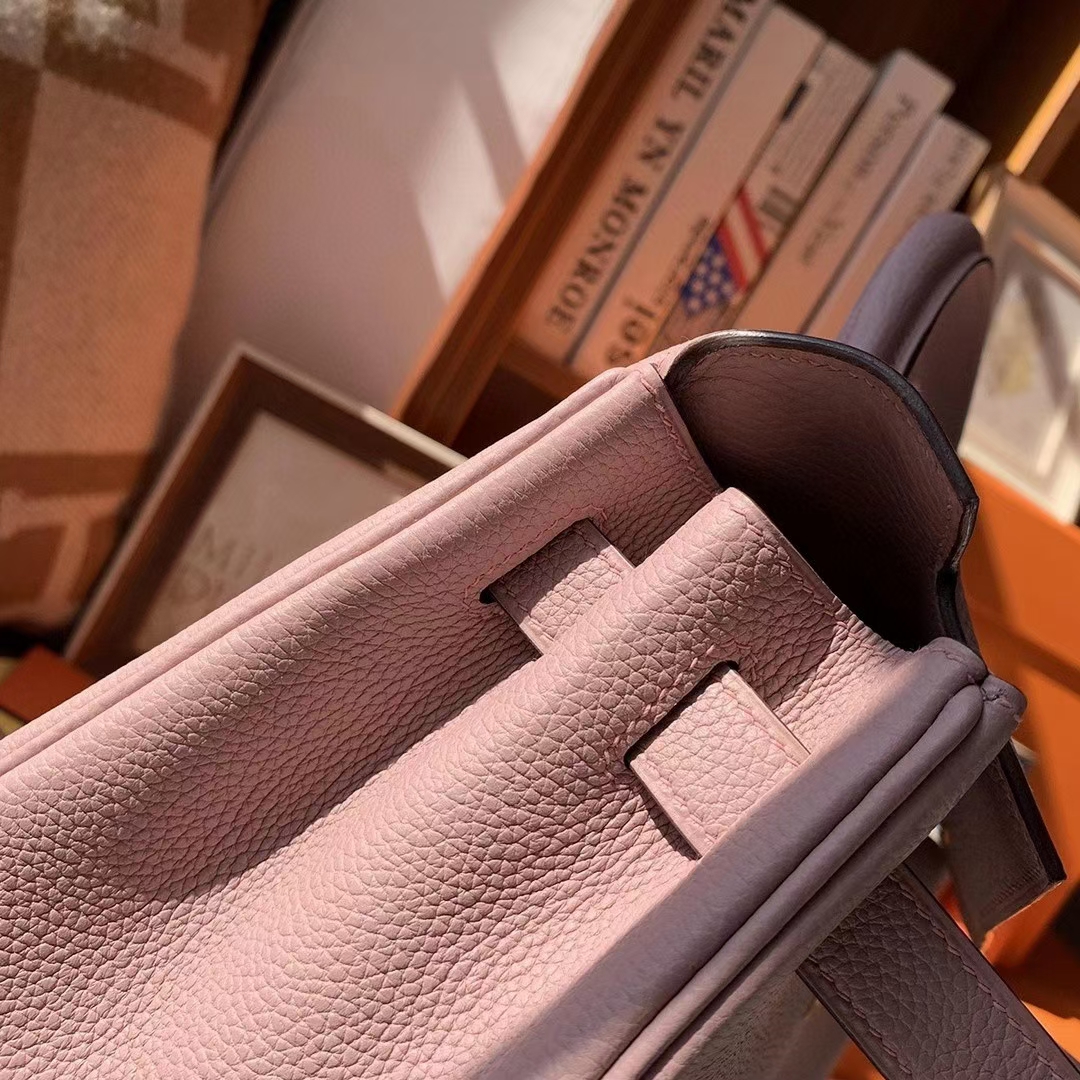 Hermès（爱马仕）4W紫藤色 原厂御用顶级小牛皮 Kelly 28 金扣