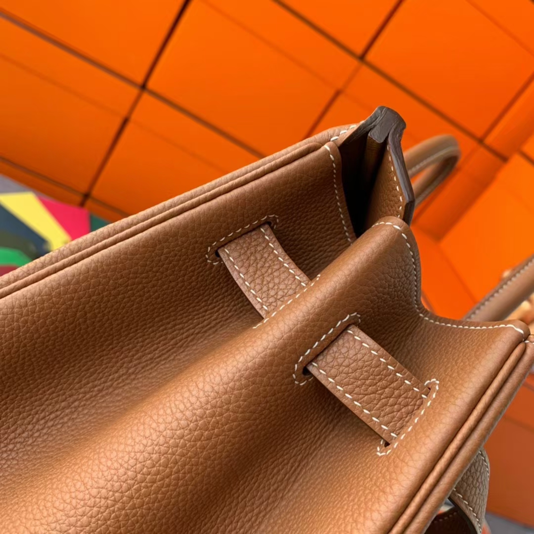 Hermès（爱马仕）Birkin 铂金包 C37 金棕色 原厂御用顶级小牛皮 金扣 40cm