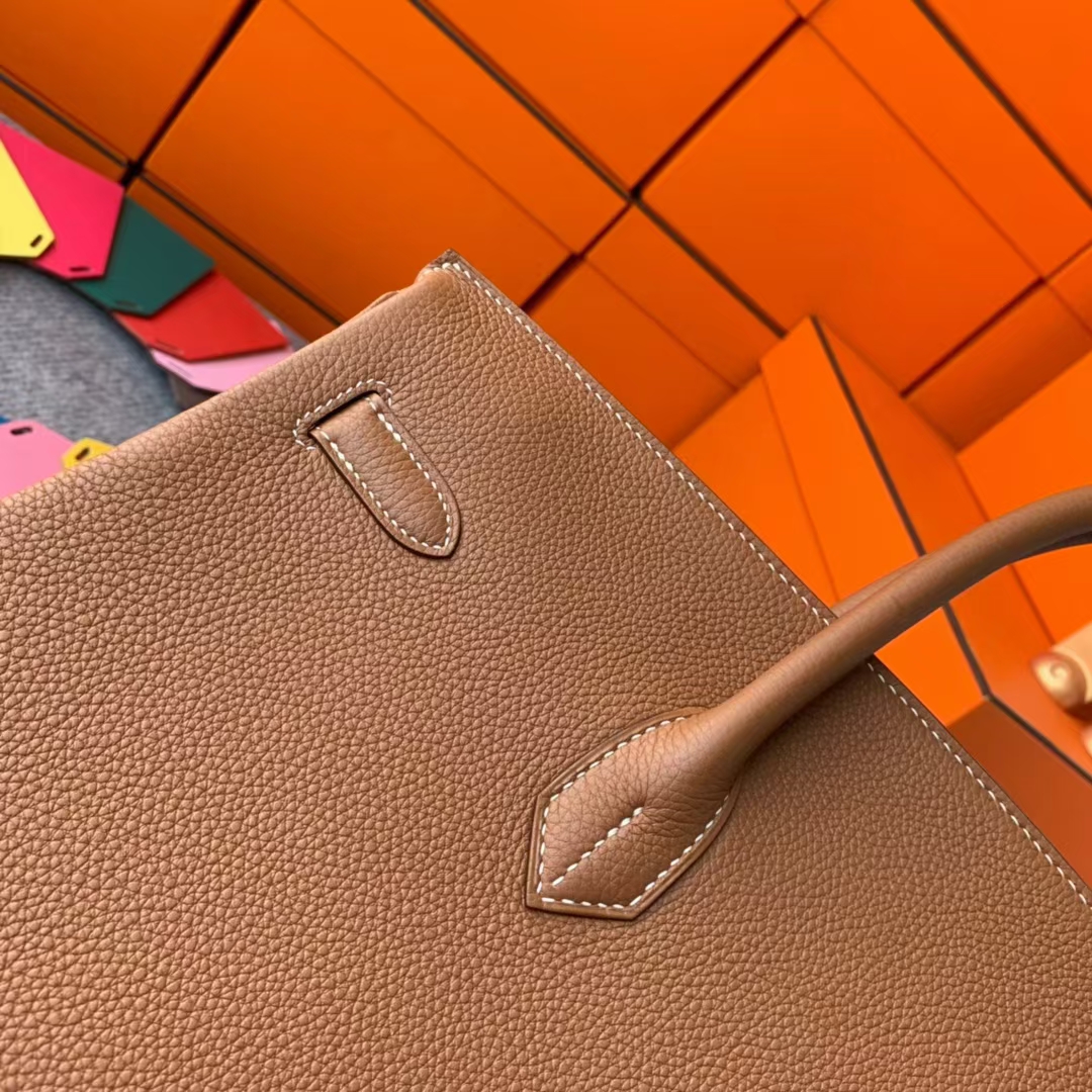 Hermès（爱马仕）Birkin 铂金包 C37 金棕色 原厂御用顶级小牛皮 金扣 40cm