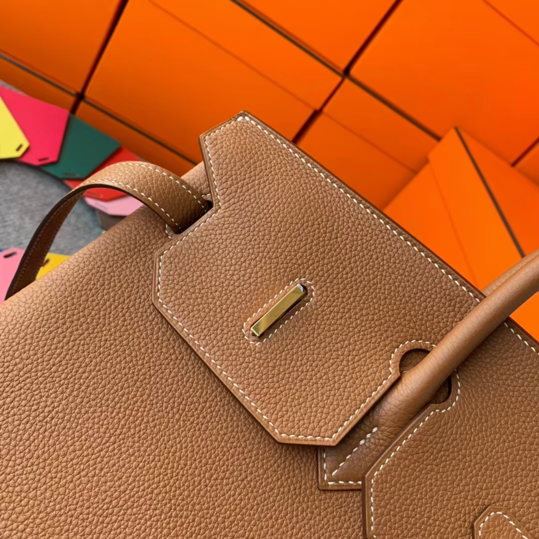 Hermès（爱马仕）Birkin 铂金包 C37 金棕色 原厂御用顶级小牛皮 金扣 40cm