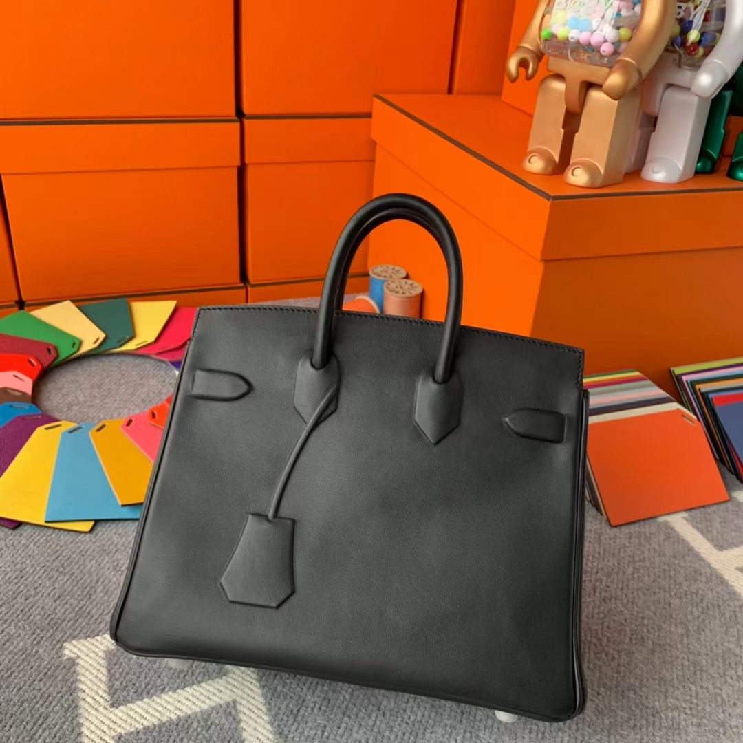 Hermès（爱马仕）Birkin shadow 幻影包 CK89黑色 原厂御用顶级Swift皮 25cm 现货