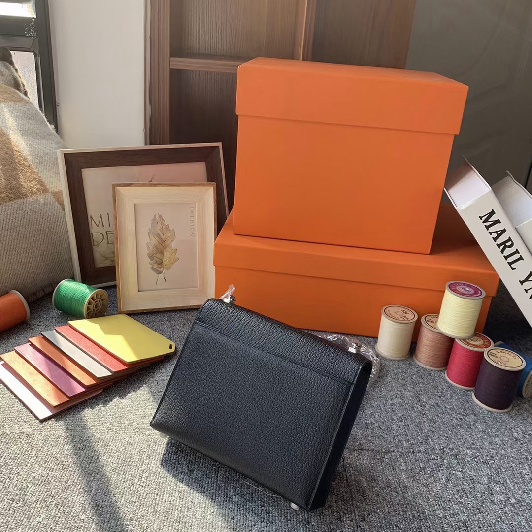 Hermès（爱马仕）Verrou 插销包 CK89 黑色 原厂御用顶级山羊皮 现货