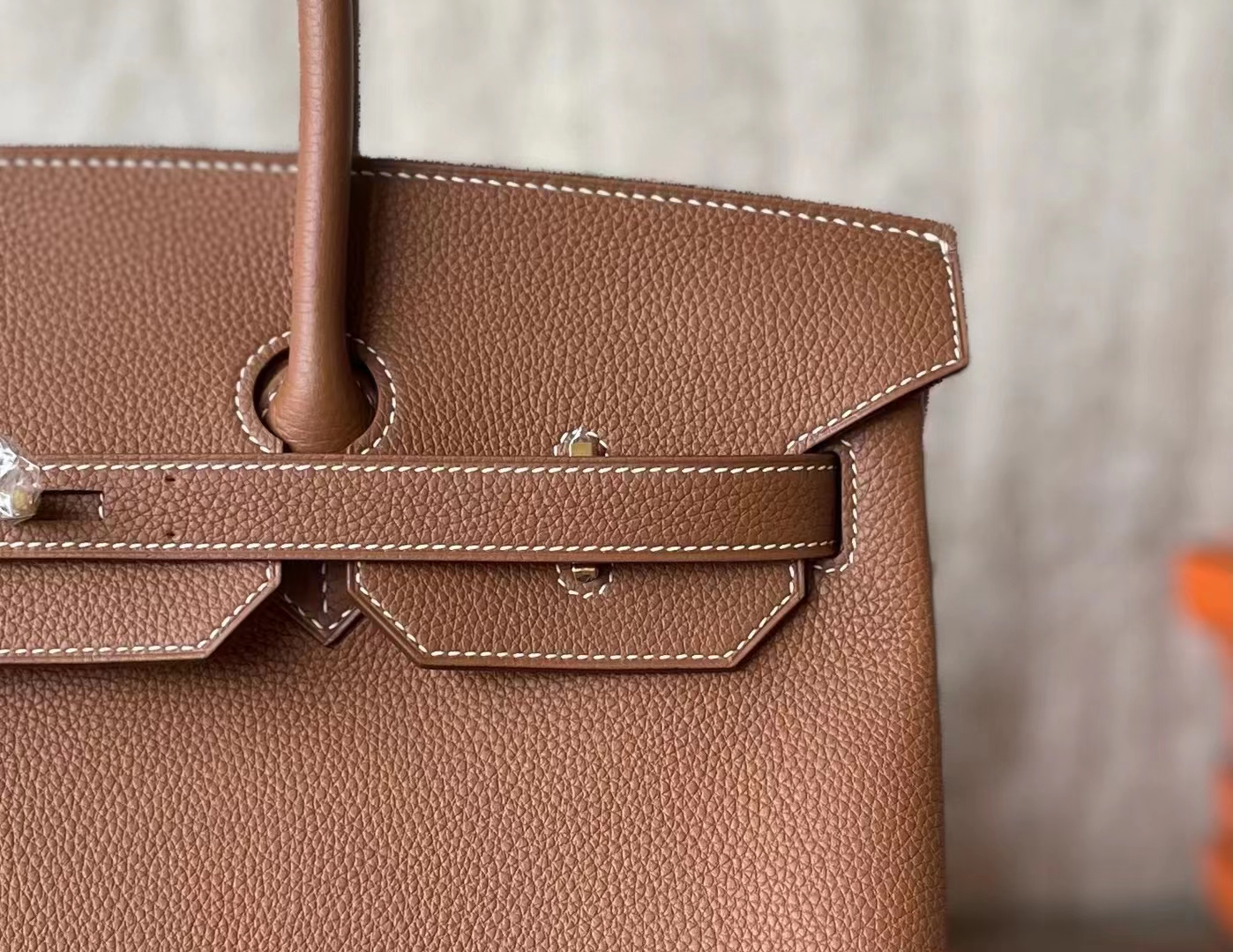 Hermès（爱马仕）Birkin 铂金包 金棕色 TOGO 顶级小牛皮 金扣 35cm