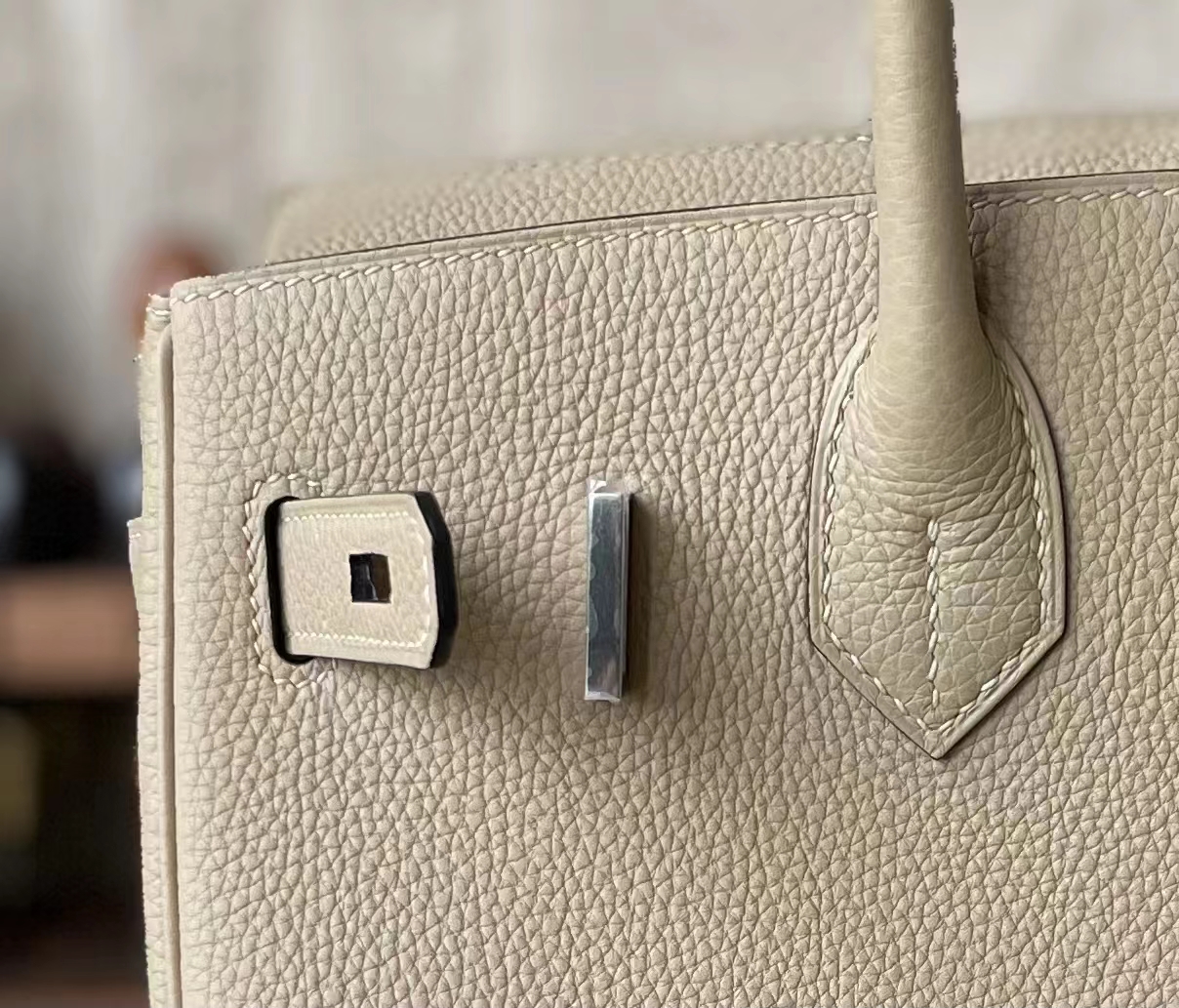 Hermès（爱马仕）Birkin 铂金包 风衣灰 TOGO 顶级小牛皮 银扣 30cm
