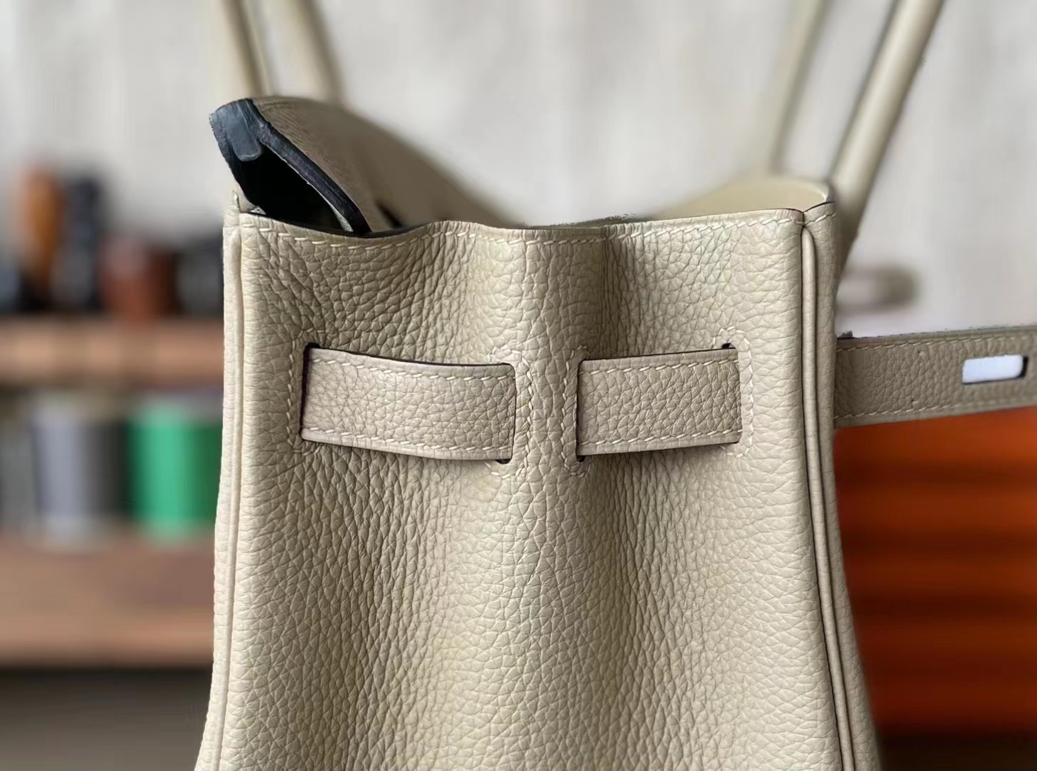 Hermès（爱马仕）Birkin 铂金包 风衣灰 TOGO 顶级小牛皮 银扣 30cm