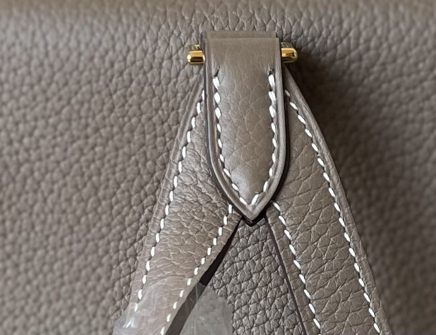 Hermès（爱马仕）Kelly ADO 双肩包 大象灰 TC大牛皮 金扣 20cm