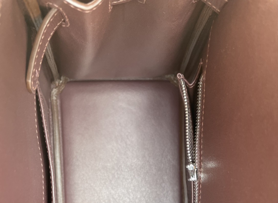 Hermès（爱马仕）Birkin 铂金包 幻影包 马鞍红 Swift皮 银扣 25cm