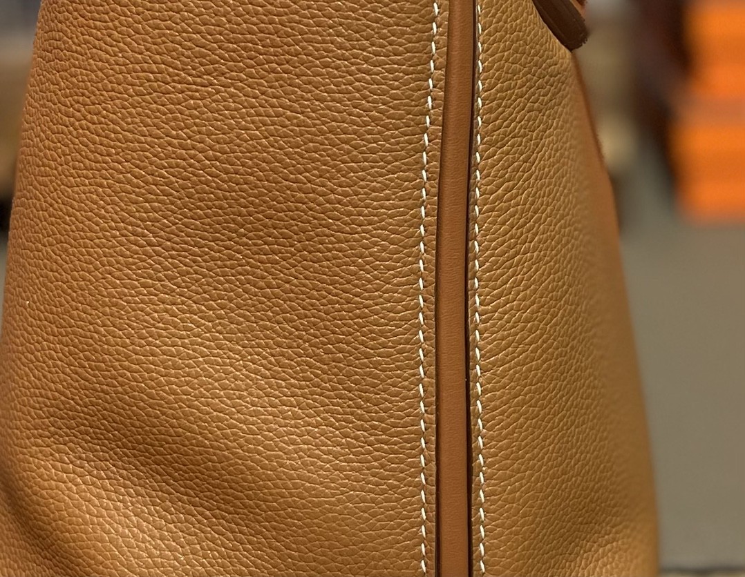 Hermès（爱马仕）kelly 24／24 金棕 TOGO 金扣