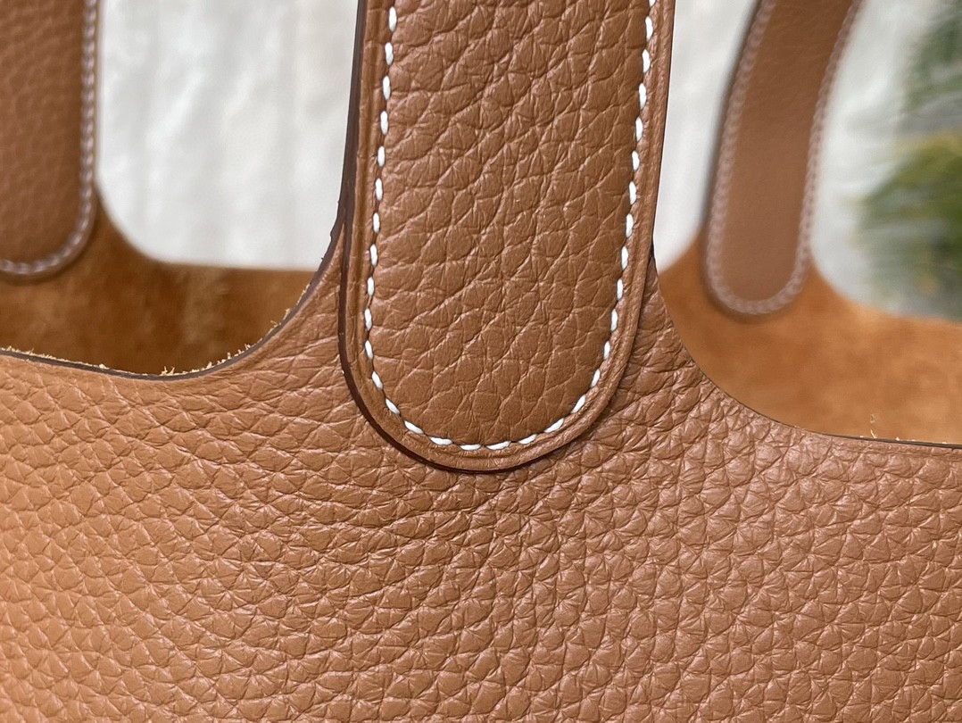 Hermès（爱马仕）Picotin 菜篮子 金棕色 TC大牛皮 金扣 22cm