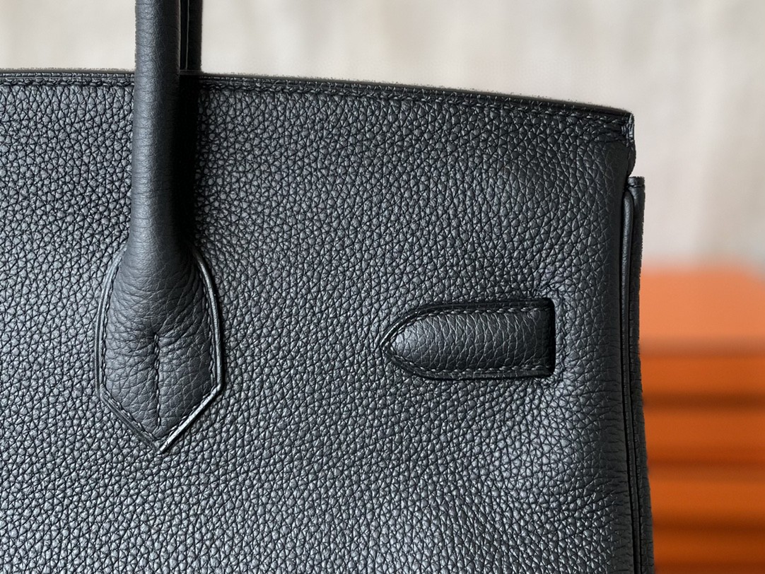 Hermès（爱马仕）Birkin 铂金包 黑色 Togo 顶级小牛皮 金扣 35cm