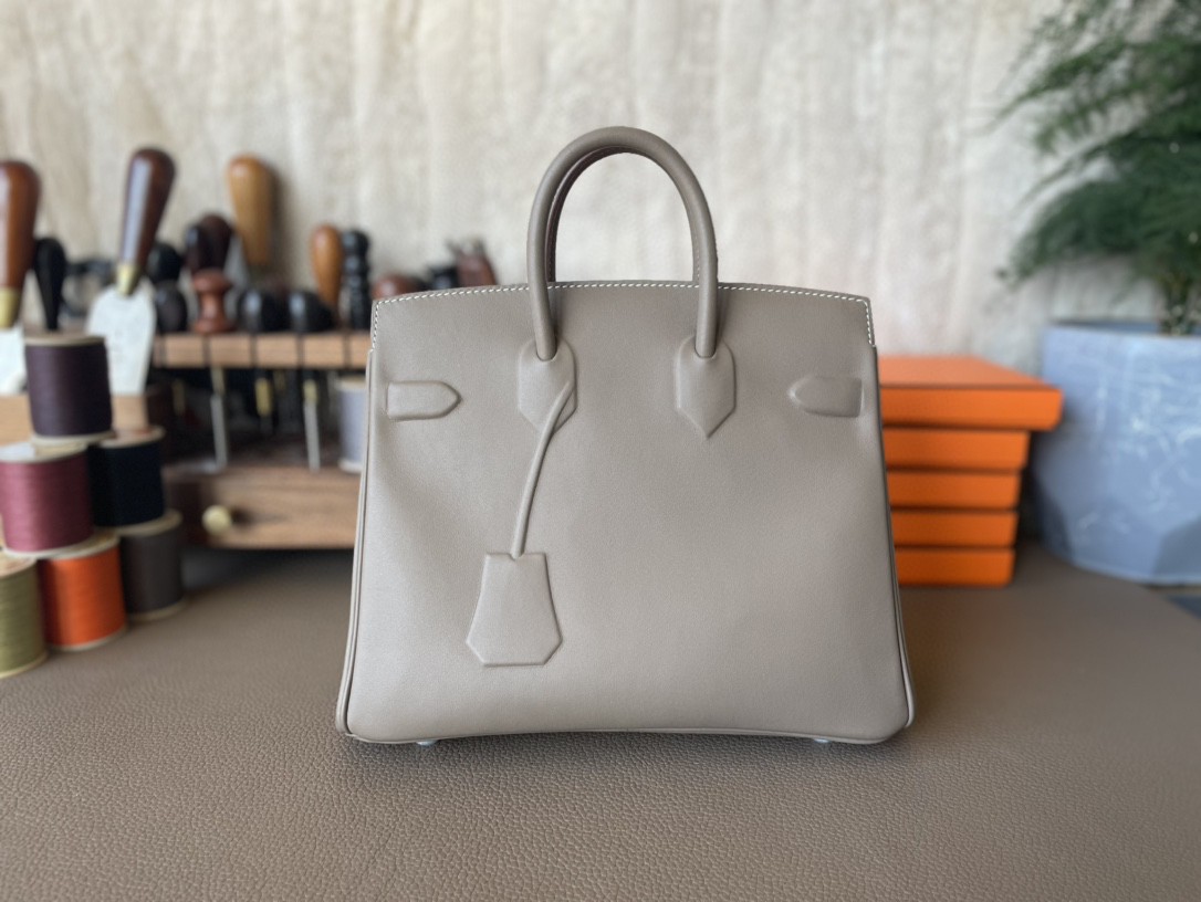 Hermès（爱马仕）Birkin 铂金包 幻影包 大象灰 Swift皮 25cm
