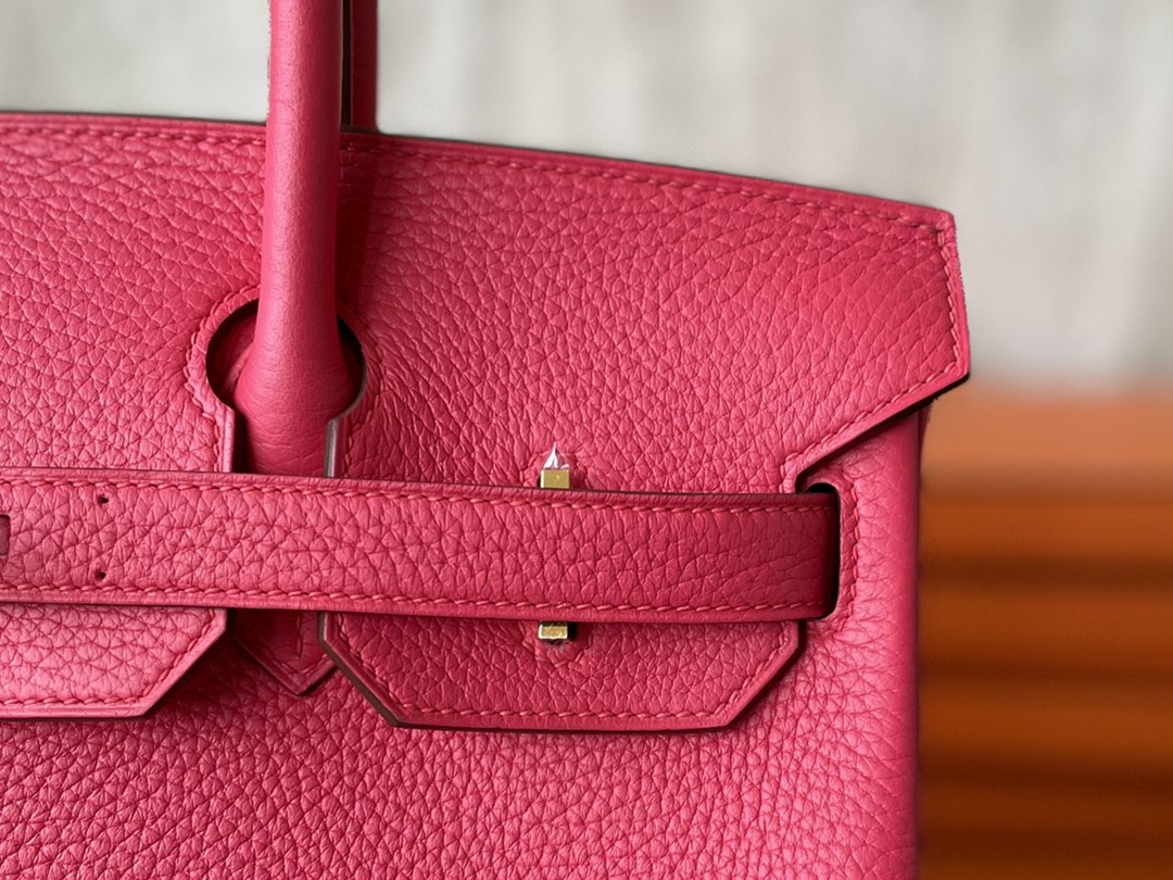 Hermès（爱马仕）Birkin 铂金包 极致粉 内拼 梦幻紫 TC 大牛皮 金扣 30cm