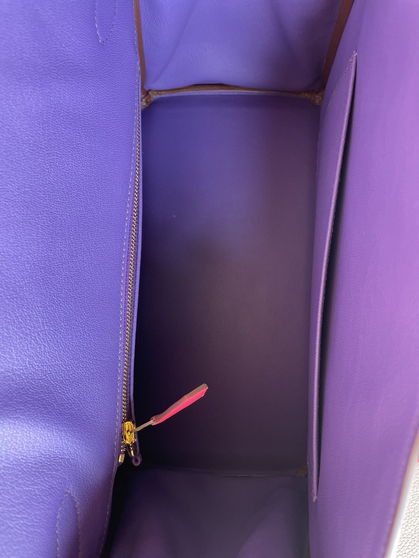 Hermès（爱马仕）Birkin 铂金包 极致粉 内拼 梦幻紫 TC 大牛皮 金扣 30cm