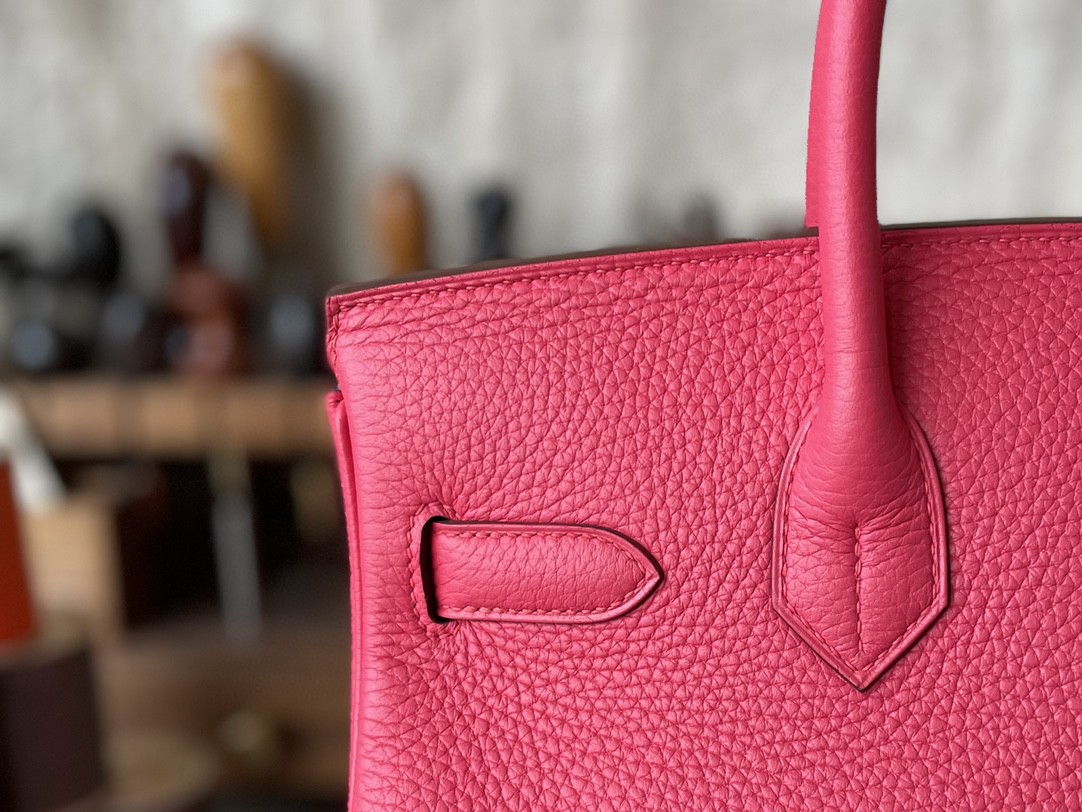 Hermès（爱马仕）Birkin 铂金包 极致粉 内拼 梦幻紫 TC 大牛皮 金扣 30cm