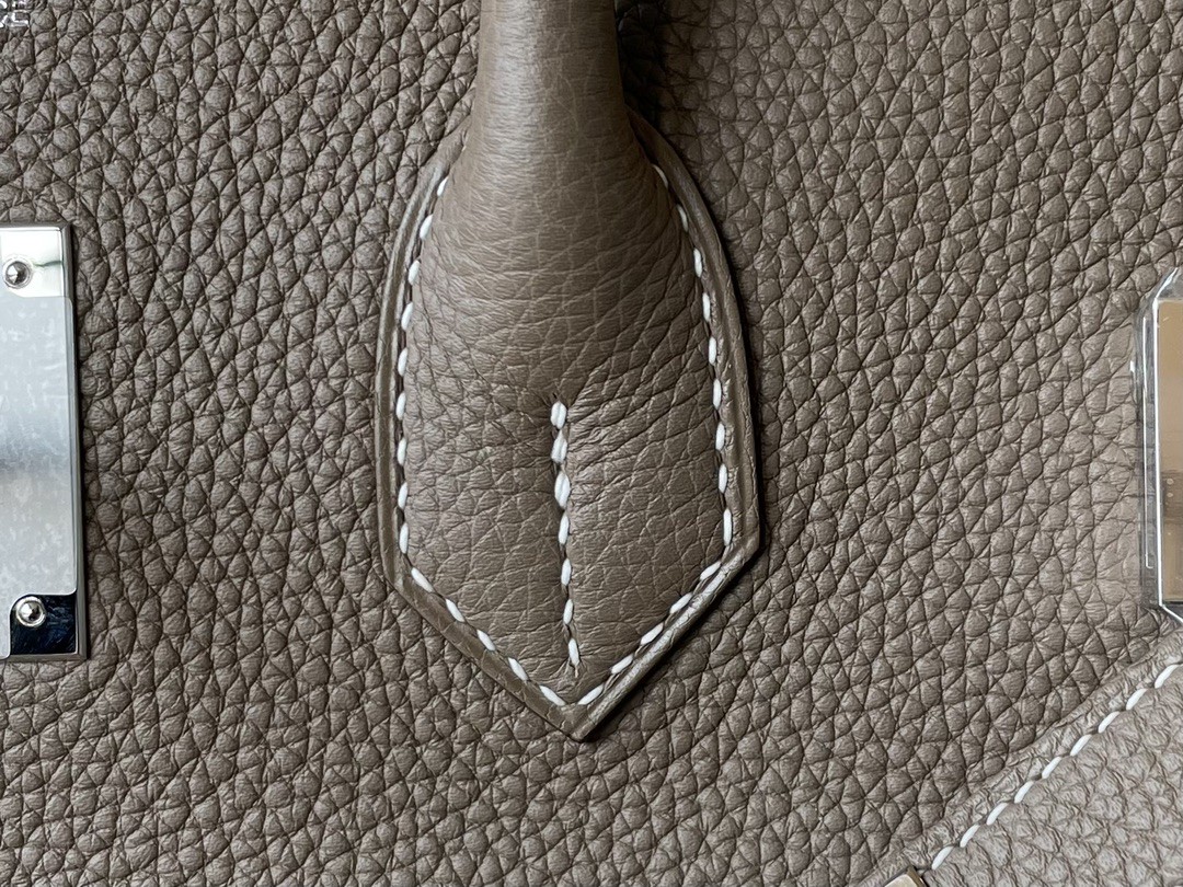 Hermès（爱马仕）Birkin 铂金包 大象灰 TOGO 顶级小牛皮 银扣 35cm