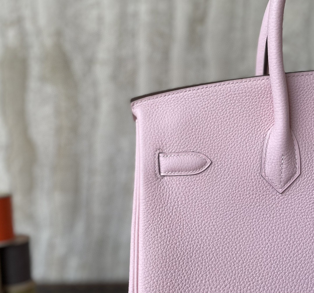 Hermès（爱马仕）Birkin 铂金包 3Q粉 Togo 顶级小牛皮 金扣 35cm