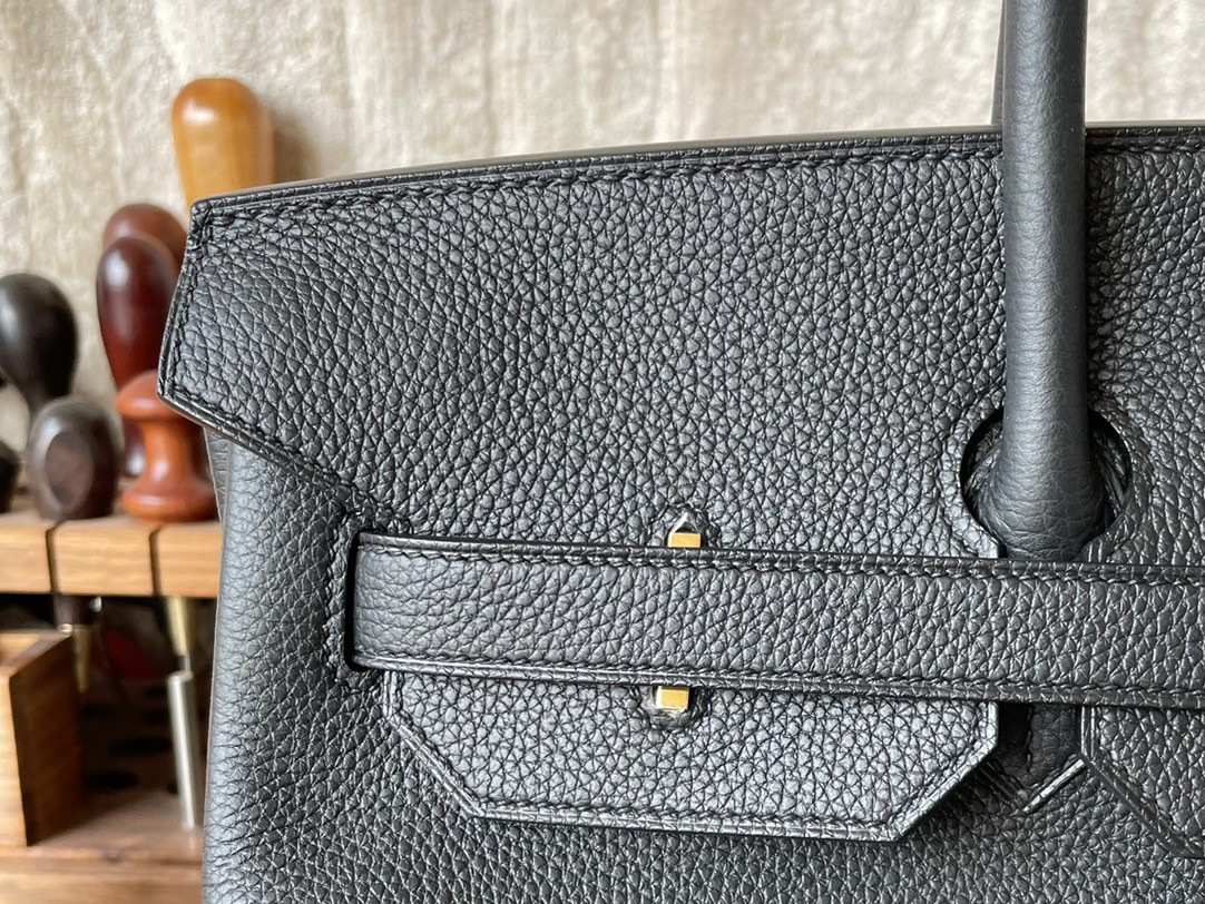 Hermès（爱马仕）Birkin 铂金包 黑色 Togo 顶级小牛皮 金扣 35cm