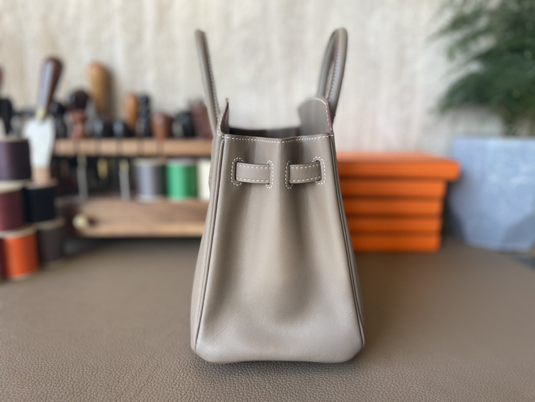Hermès（爱马仕）Birkin 铂金包 幻影包 大象灰 Swift皮 25cm