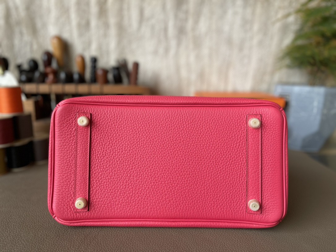 Hermès（爱马仕）Birkin 铂金包 极致粉 内拼 梦幻紫 TC 大牛皮 金扣 30cm