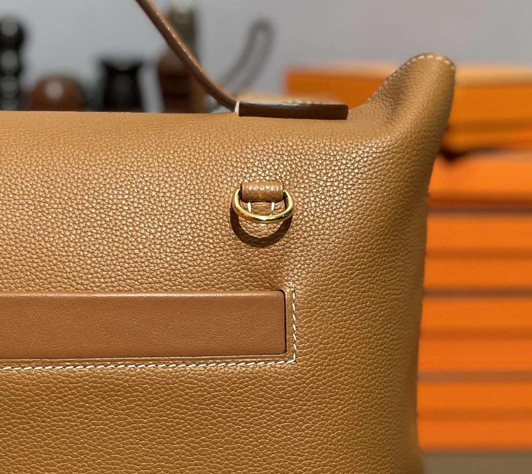 Hermès（爱马仕）kelly 24／24 金棕 TOGO 金扣