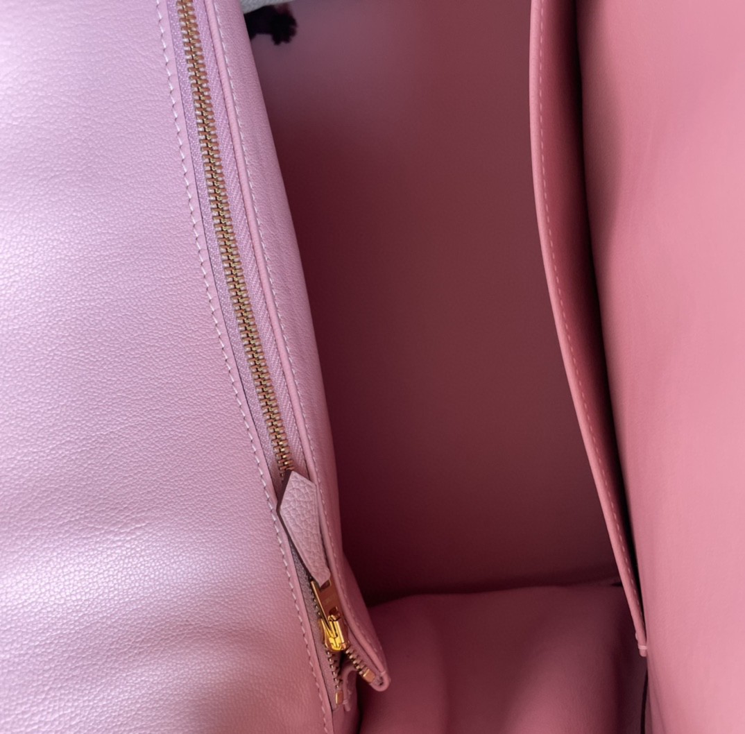 Hermès（爱马仕）Birkin 铂金包 3Q粉 Togo 顶级小牛皮 金扣 35cm