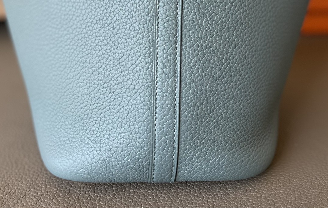 Hermès（爱马仕）Picotin 菜篮子 杏仁绿 TC大牛皮 金扣 18cm