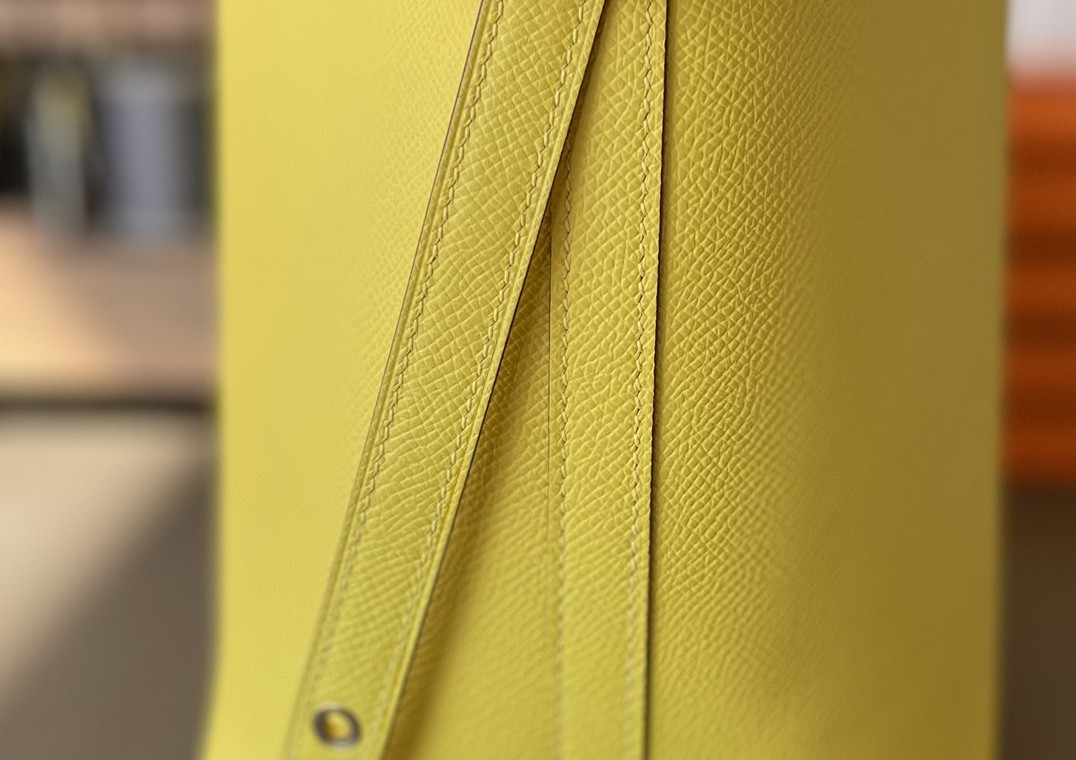 Hermès（爱马仕）Picotin 菜篮子 那不勒斯黄 手腕编织 红白 Epsom 掌纹皮 金扣 18cm