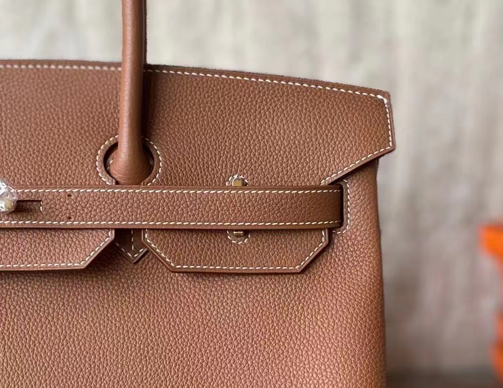 Hermès（爱马仕）Birkin 铂金包 金棕色 Togo 顶级小牛皮 金扣 35cm