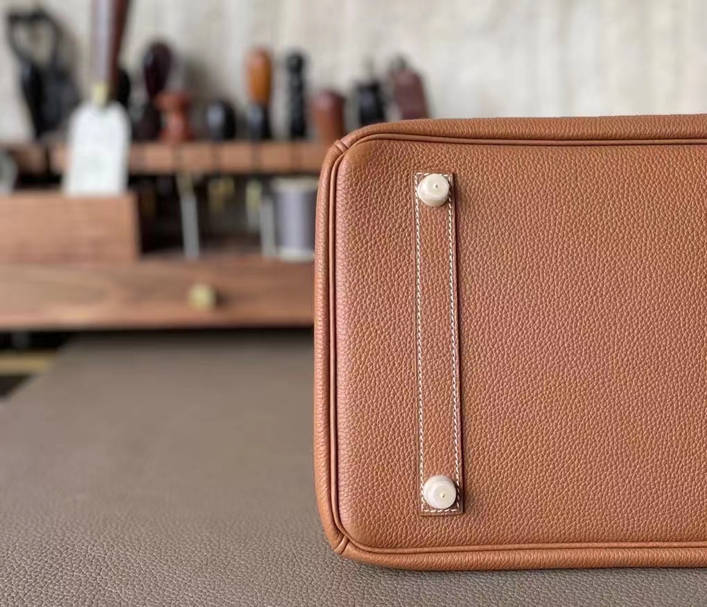 Hermès（爱马仕）Birkin 铂金包 金棕色 Togo 顶级小牛皮 金扣 35cm