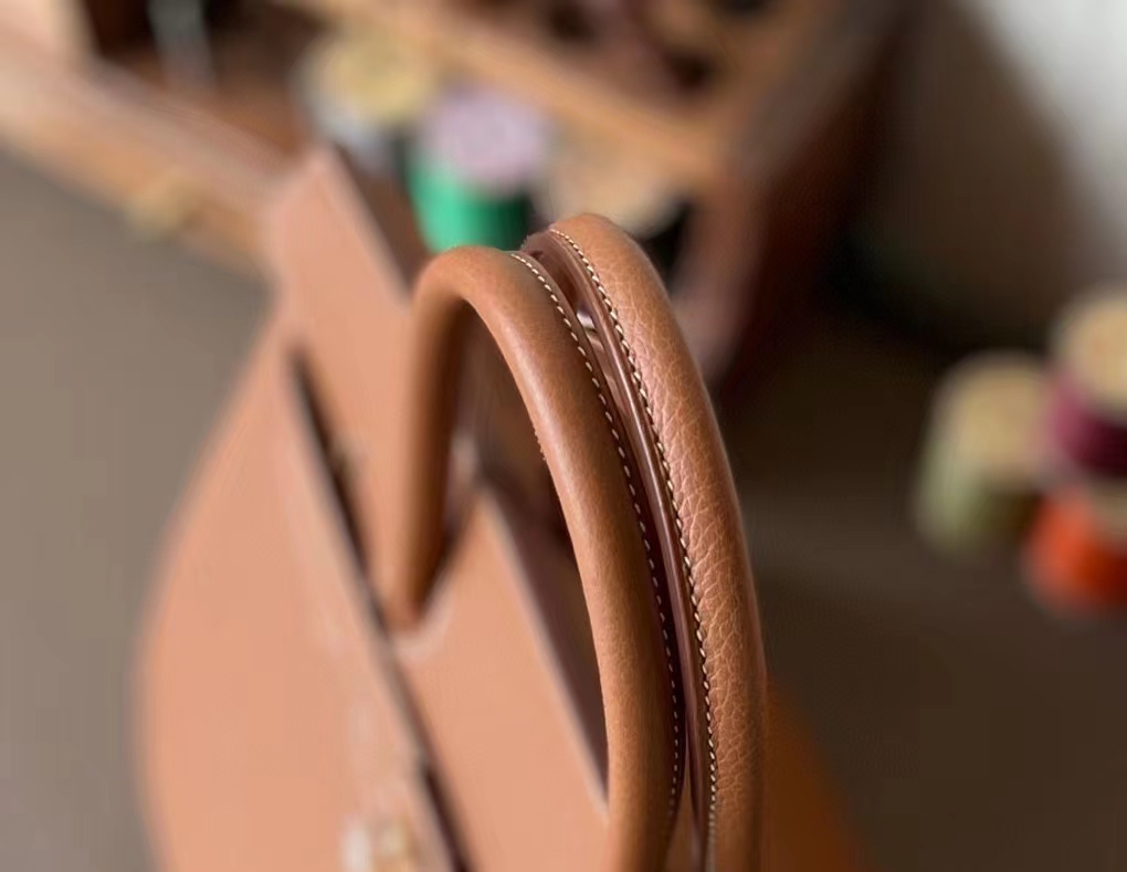 Hermès（爱马仕）Birkin 铂金包 金棕色 Togo 顶级小牛皮 金扣 35cm